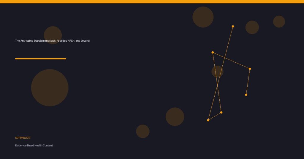 The Anti-Aging Supplement Stack: Peptides, NAD+, and Beyond