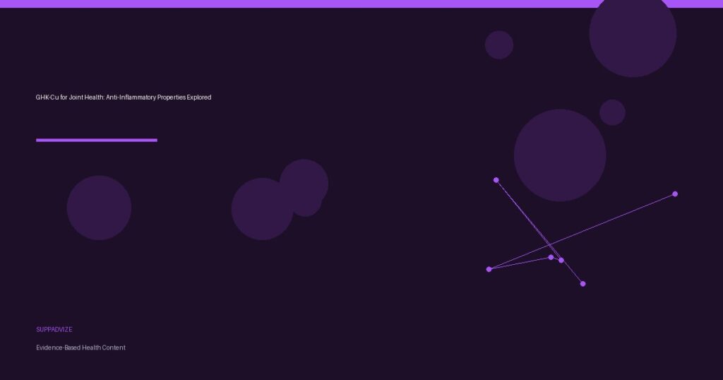 GHK-Cu for Joint Health: Anti-Inflammatory Properties Explored