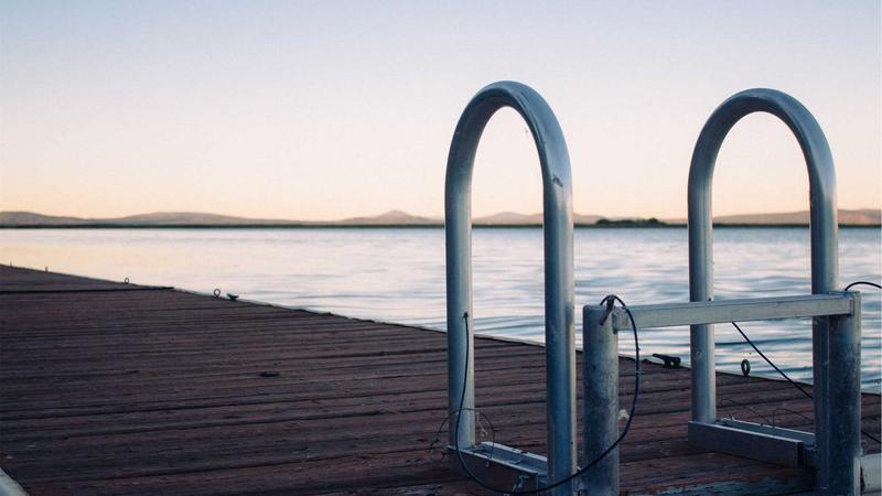 Person holding healthy supplements with a balanced meal