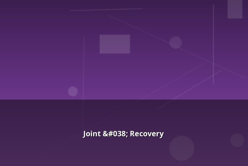 Joint & Recovery
