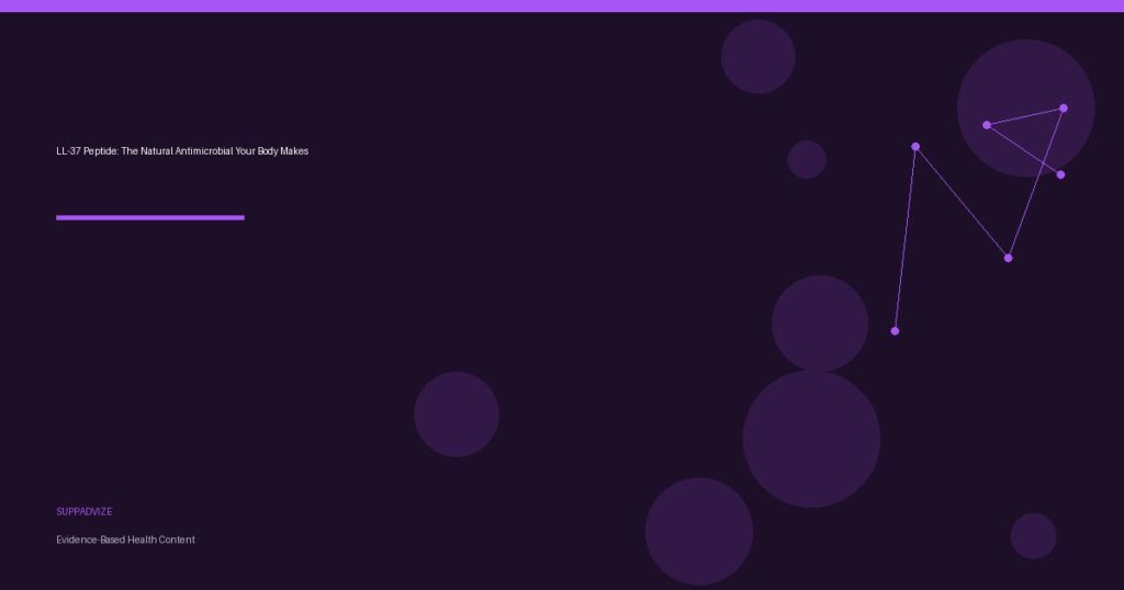 LL-37 Peptide: The Natural Antimicrobial Your Body Makes