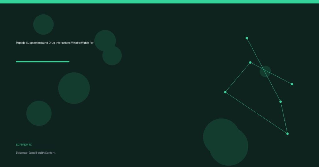 Peptide Supplements and Drug Interactions: What to Watch For