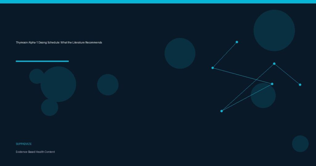Thymosin Alpha-1 Dosing Schedule: What the Literature Recommends